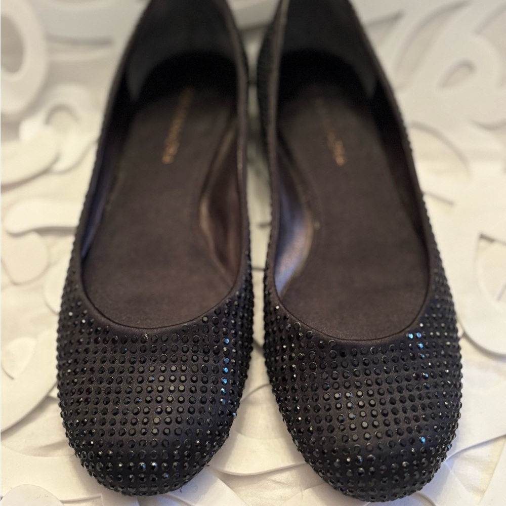 Elegant Black Studded Flats